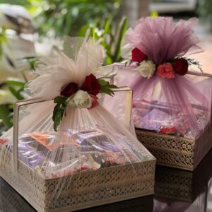 Premium Floral Chocolate Hamper – Luxury Gift Basket