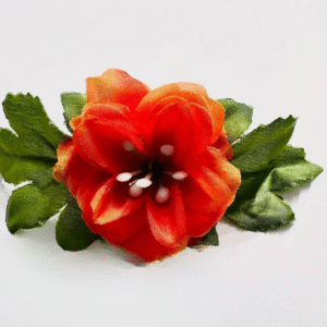 Orange Blossom Hair Clip – Handmade Floral Hair  Accessory